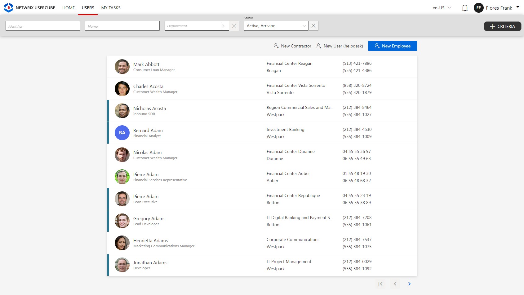 screenshot of Netwrix Identity Manager